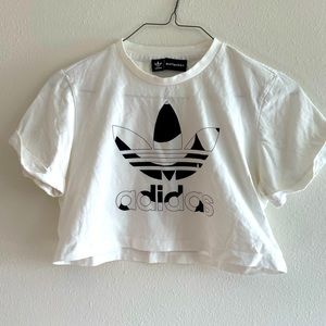 Adidas crop sporty tee